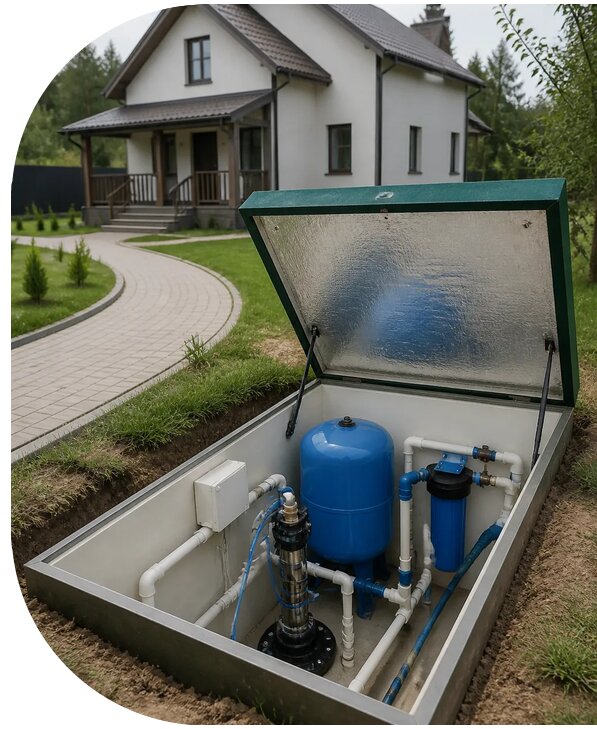 Автономное водоснабжение дома в Сорочинске от 154920 р. | АПаруса-Срч